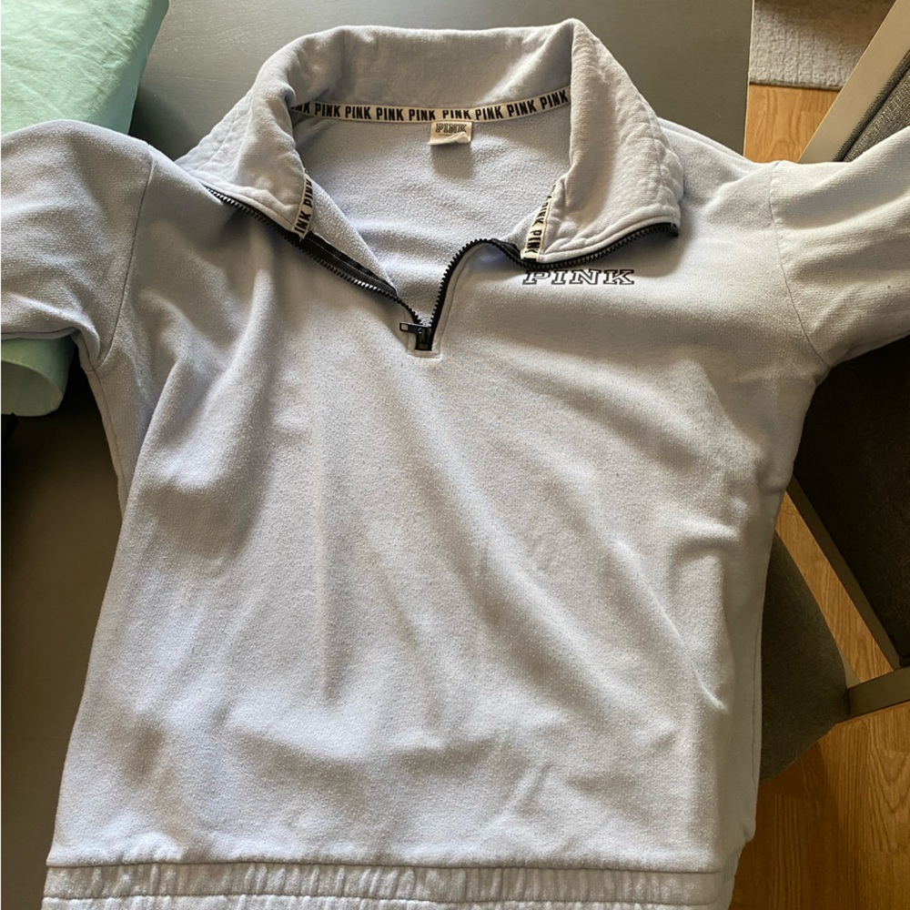 PINK blue pullover sweater
